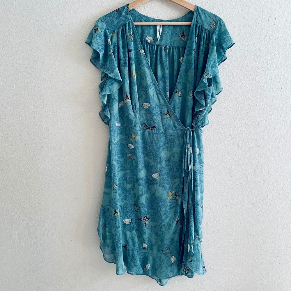 ANTHROPOLOGIE | Feather Bone Osuna Wrap Dress